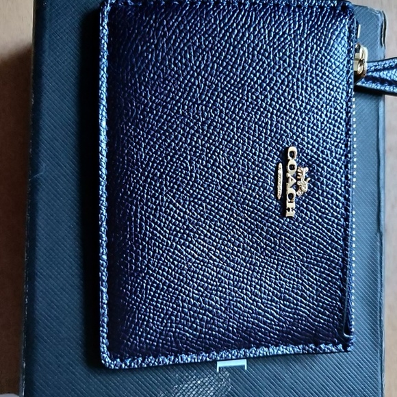 NWT Signature & Blue Mini ID Case - Picture 2 of 3